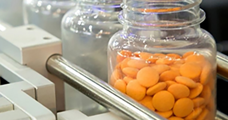 By packaging material